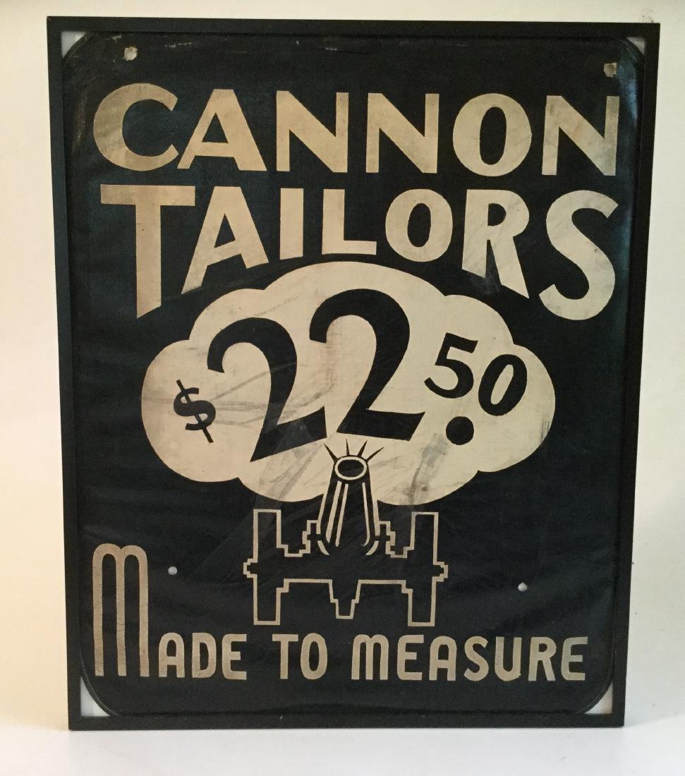 Early Cannon Tailor Sandwich Board Sign (1 of 4)