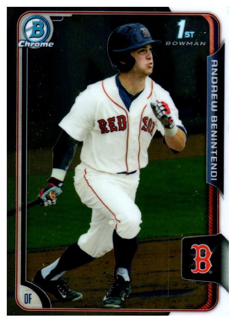 2015 Bowman Chrome Andrew Benintendi Rookie Card Boston (1 of 2)