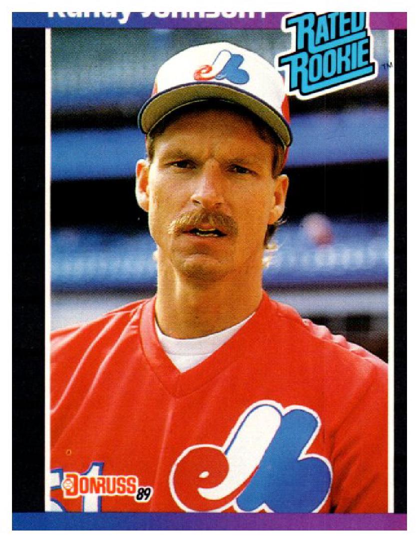 1989 Donruss Randy Johnson Rookie Card Montreal Expos (1 of 2)