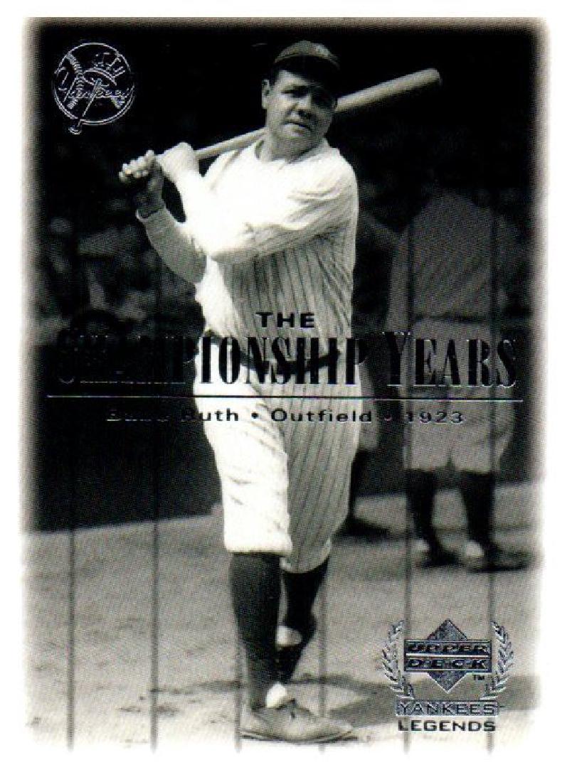 2000 Upper Deck Babe Ruth Championship Years NY Yankees (1 of 2)