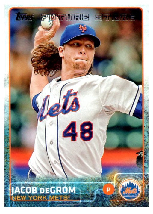 2015 Topps Jacob Degrom Rookie Card New York Mets (1 of 2)