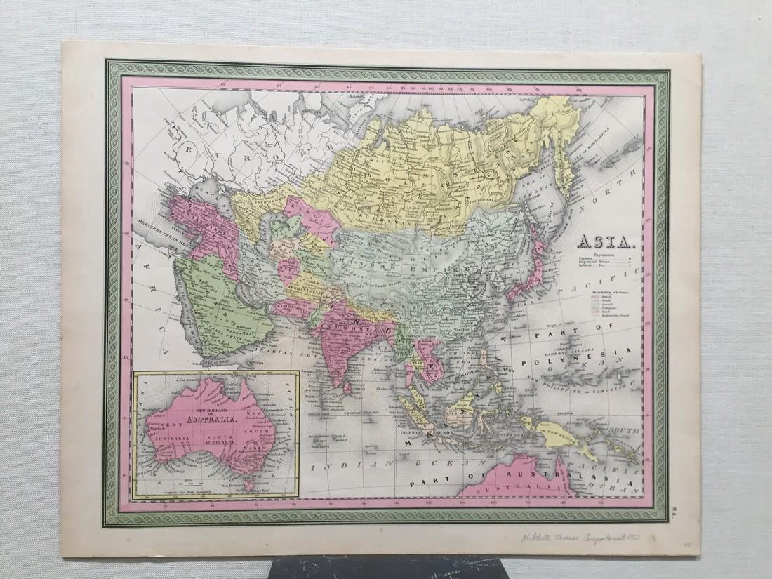 Mitchell, Thomas, Cowperthwait: Map of Asia, 1851 (1 of 1)