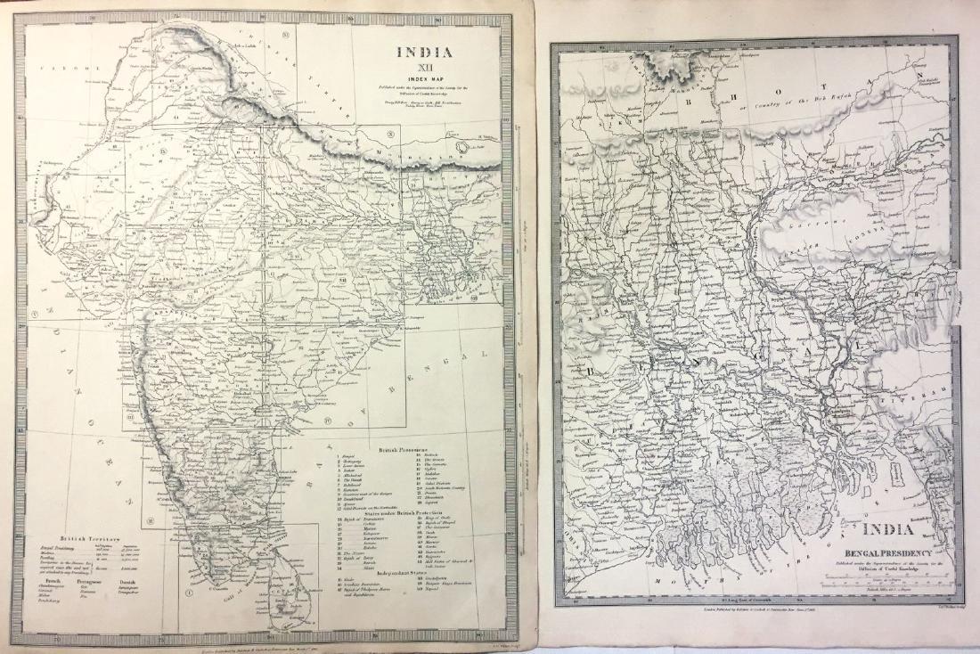 Baldwin & Cradock / SDUK: 12 Maps of India, 1835 (1 of 1)