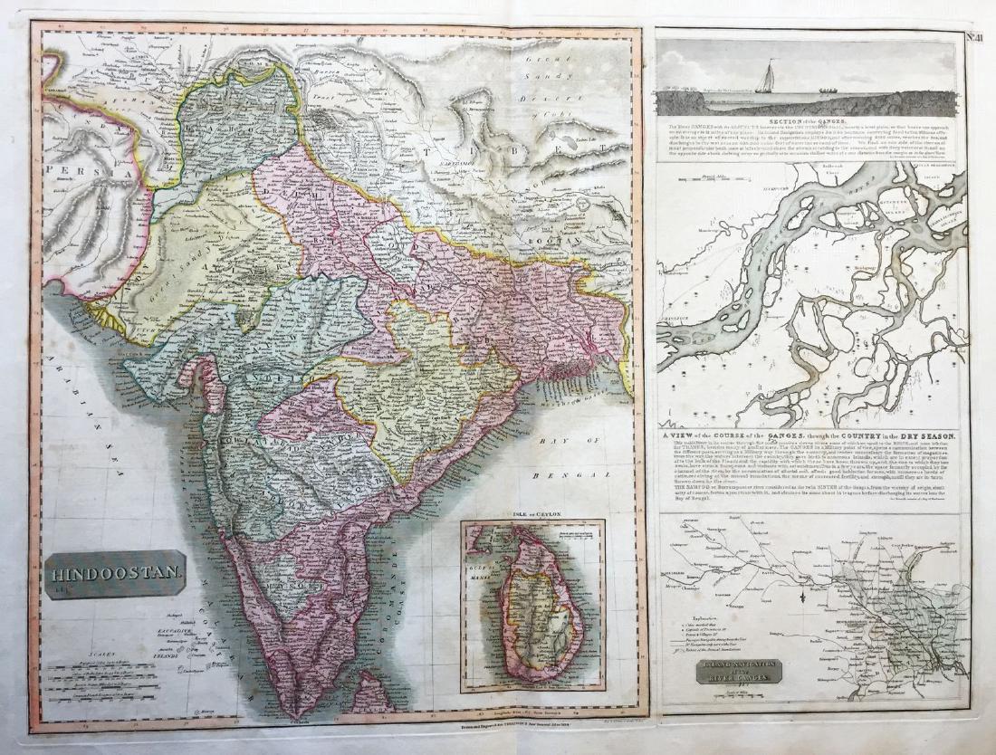 Thomson: Map of Hindoostan, 1814 (1 of 1)