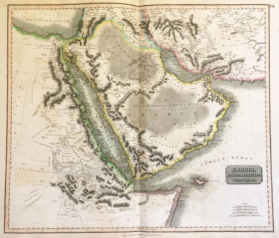 Thomson: Map of Arabia, Egypt, Abyssinia, Red Sea, 1814 (1 of 1)