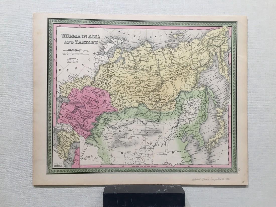 Mitchell Cowperthwait: Map of Russia in Asia & Tartary (1 of 1)