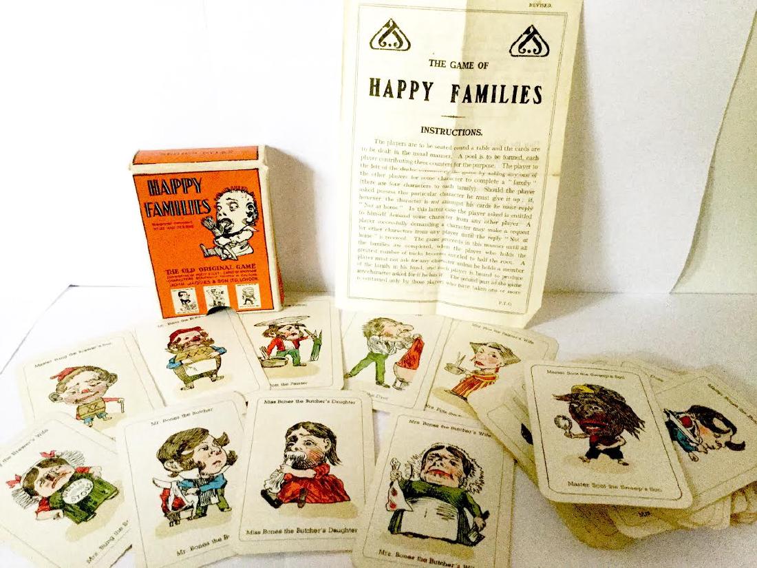 The CARD Game of "HAPPY FAMILIES" (1 of 10)