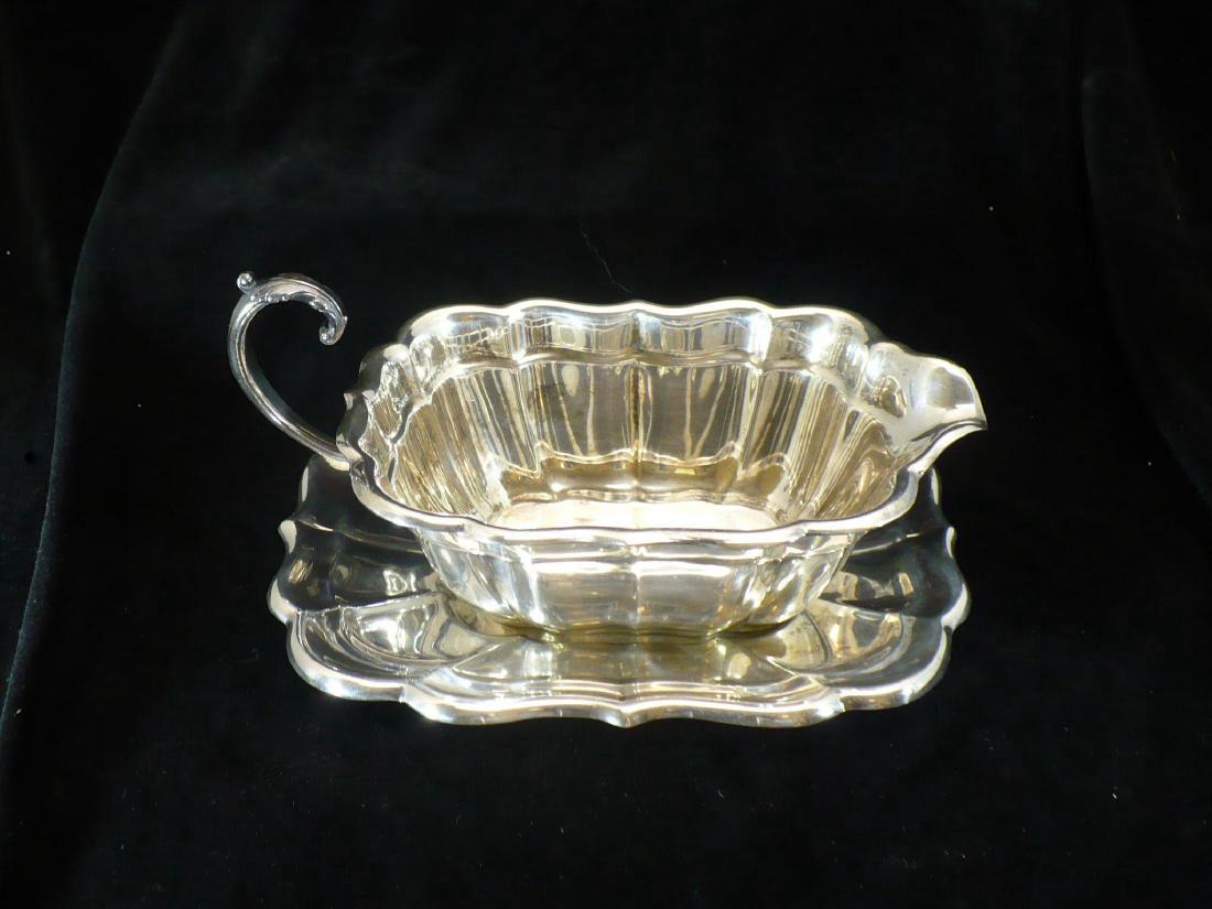 Reed & Barton Windsor Sterling Gravy Boat & Saucer 1947 (1 of 6)