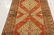 Antique Handmade Caucasion Rug 4'2" x 9'2" - 10