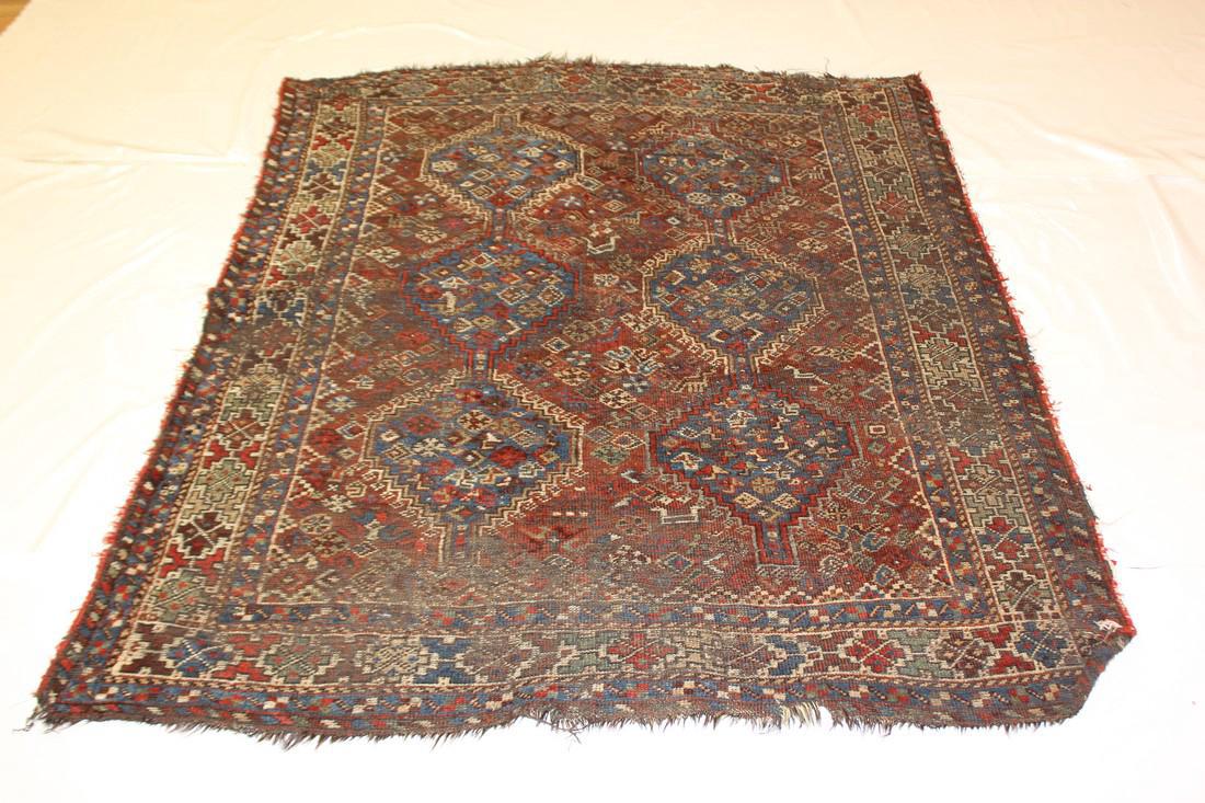 Handmade Antique Shiraz Rug 5'4" x 6'4" (1 of 10)