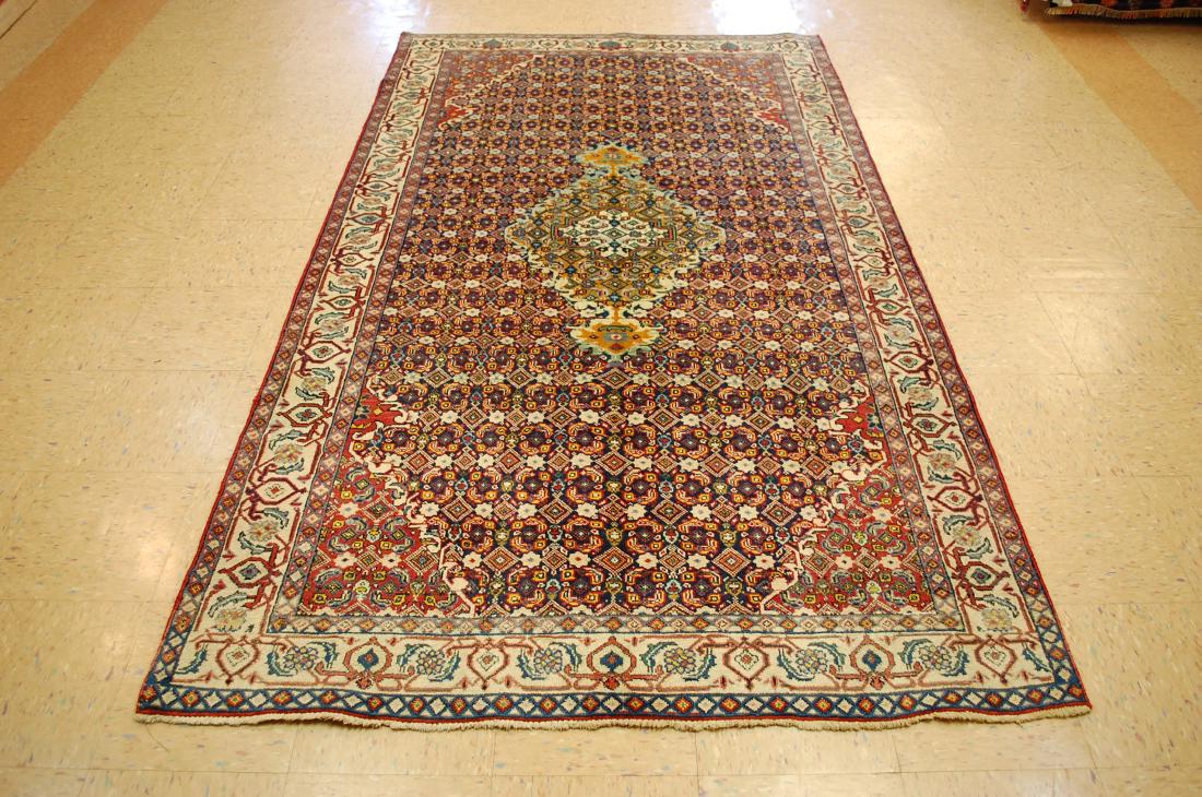 Antique Detailed Persian Bijar Wool Rug 5' x 8'10" (1 of 10)