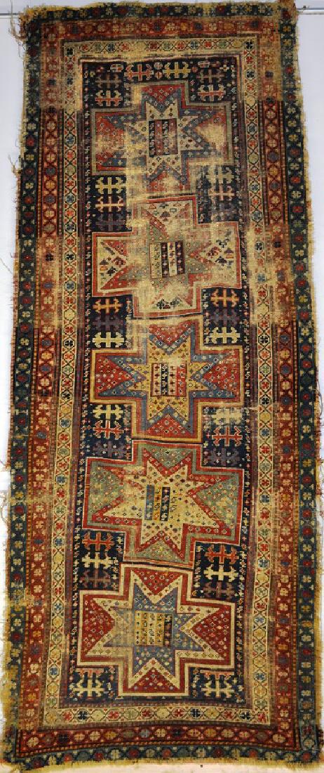 Caucasian Wool Woven Rug 3'3" x 7'10" (1 of 2)