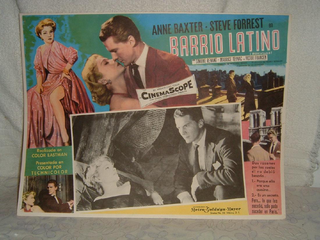 Be Devilled 1955 Poster: be devilled 1955 classic with ann baxter & steve forrest size: 12½ x 16¼ Please note that this lot has a confidential reserve. When you leave a bid in advance of the auction, submit your maximum. Ja