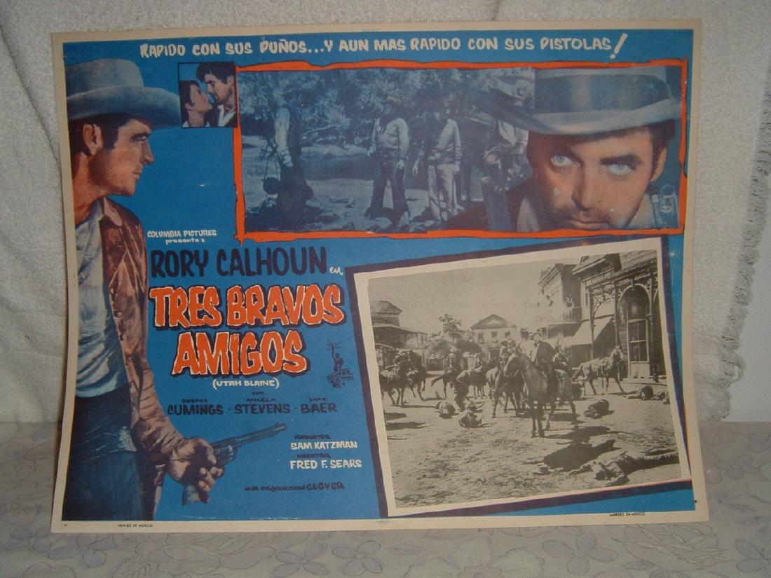 Tres Bravos Amigos 1958 Poster (1 of 1)