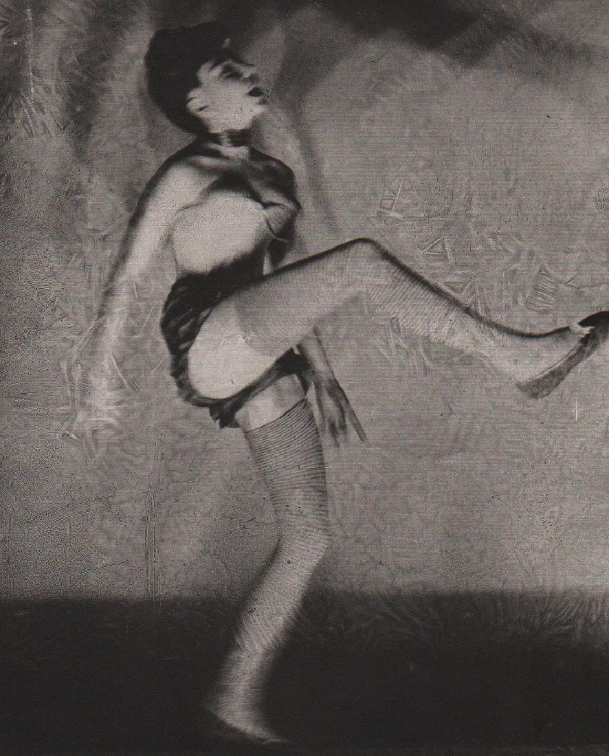 ERWIN BLUMENFELD - Can Can Dancer, New York 1943: Artist: ERWIN BLUMENFELD Print Title: Can Can Dancer, New York 1943 Medium: Heliogravure Printed in 1981, Italy Paper SIze: 15 3/4 x 11 5/8 in Image Size: 8.5" x 10.5". Erwin Blumenfeld was a German p
