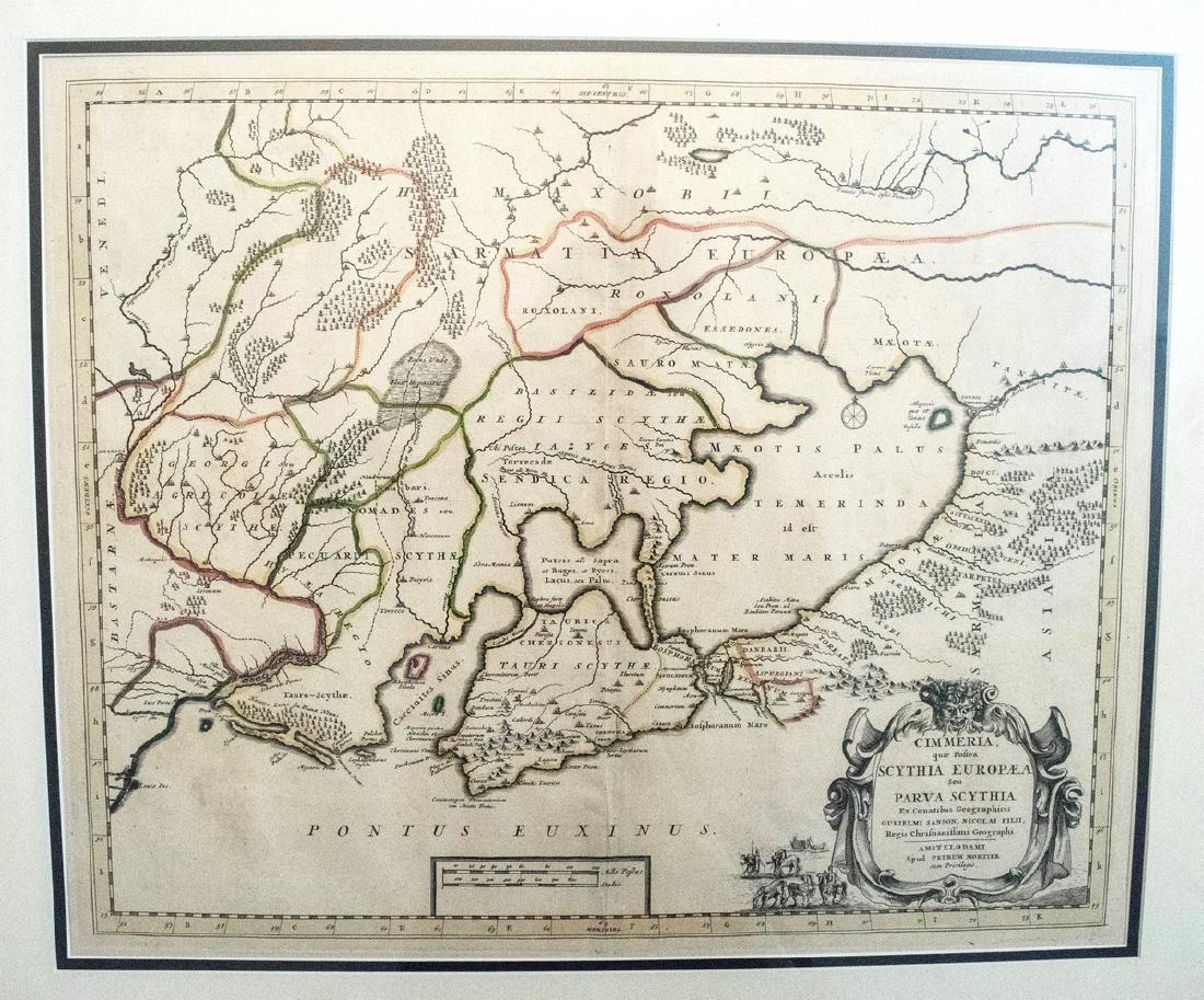 Sanson: Antique Map Crimea / Ukraine, 1665 (1 of 1)