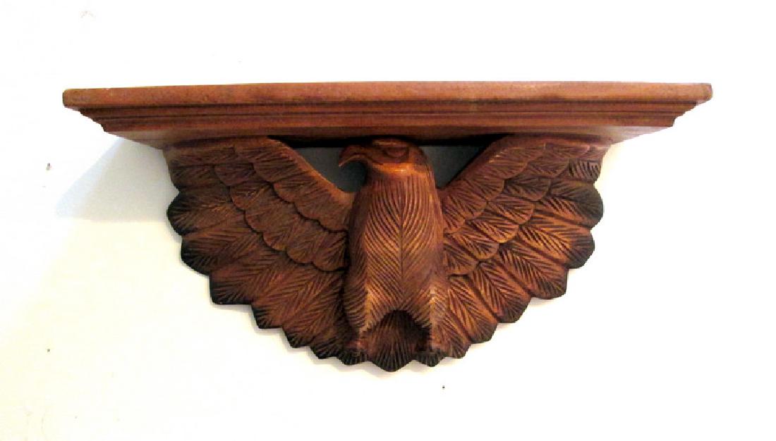 Carved Eagle Wall Shelf (1 of 7)