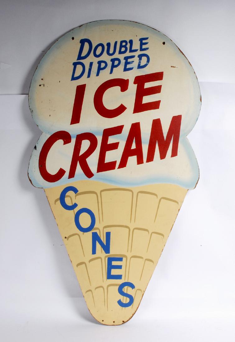 Double Sided Circus Sign Double Dipped Ice Cream Cones (1 of 4)