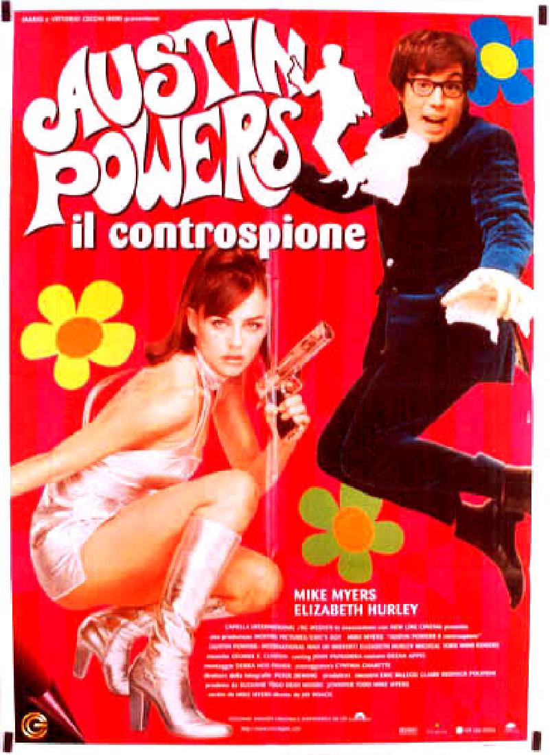 Austin Powers R1997 Mike Myers poster F, NM (1 of 1)