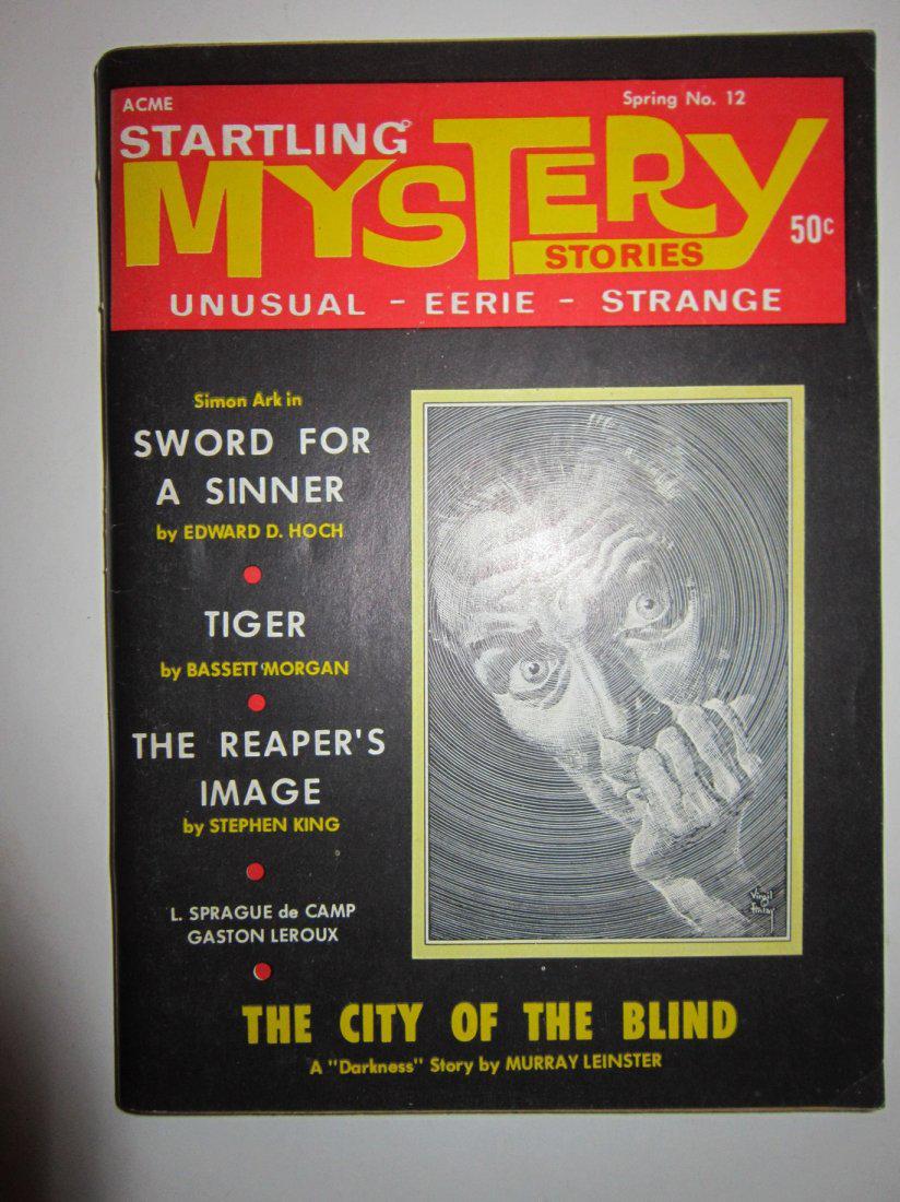 Stephen King the Reaper's Image 1969, 1st Ed (1 of 1)