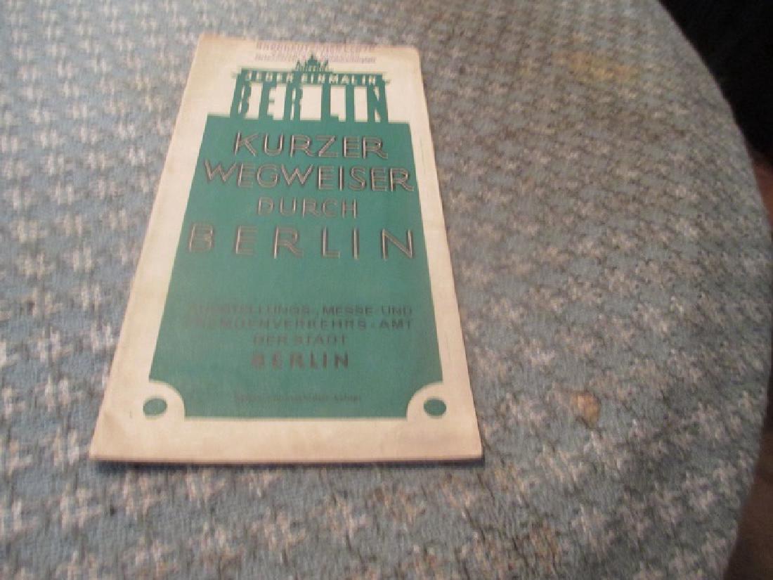 Berlin, Germany 1950's Visitor's Guide & Hotels/Food (1 of 1)