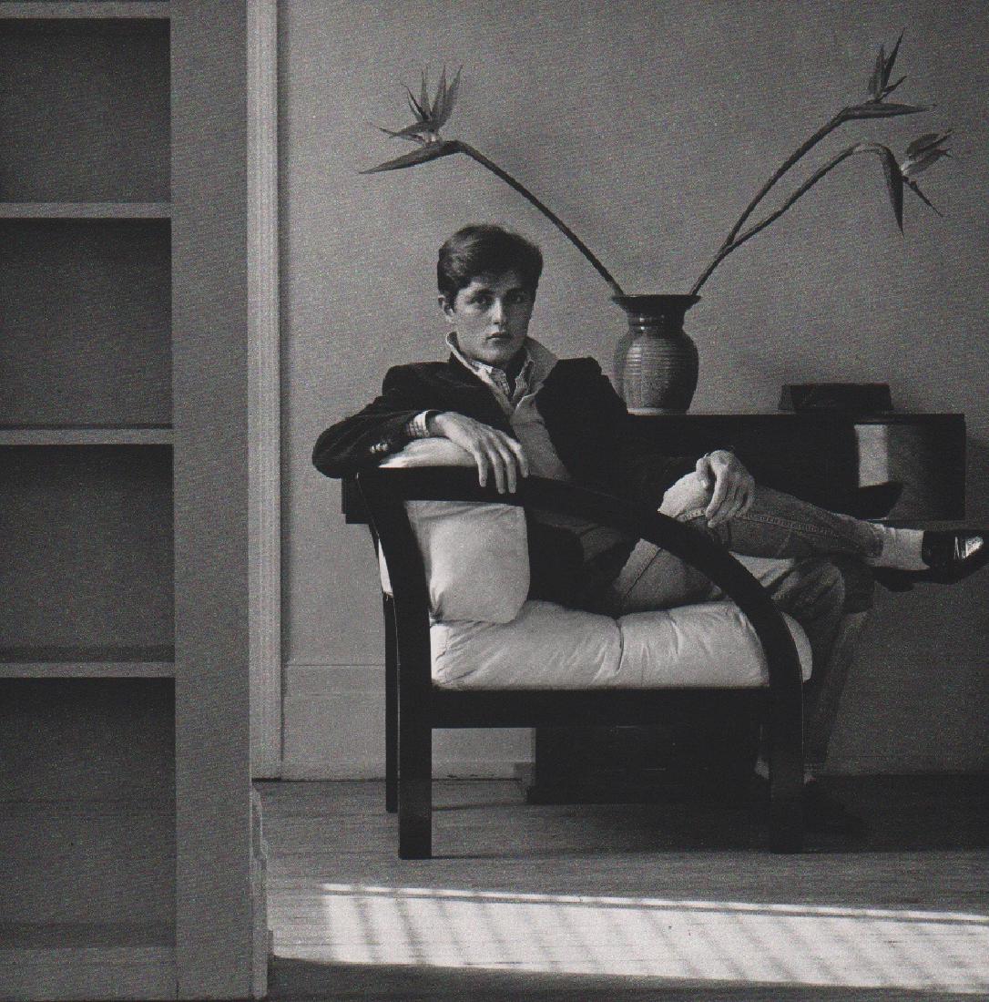 MAPPLETHORPE - Kevin Farley, 1976: Artist: MAPPLETHORPE Print Title: Kevin Farley, 1976 Medium: Sheet-fed Gravure Printed 1985 in Japan Image size (inches) approx. 9.5 x 10 Robert Mapplethorpe was an American photographer, known for hi