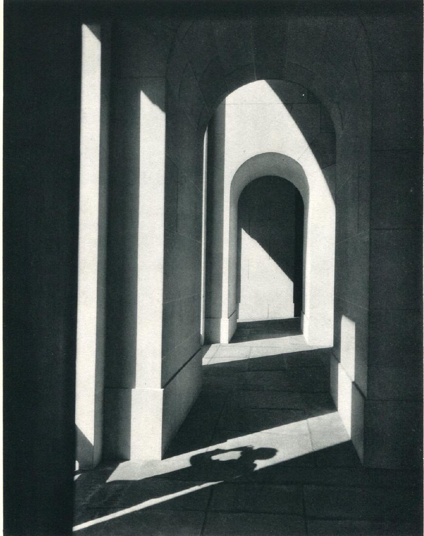 JOHN MILLS JR - Shadows: Artist: JOHN MILLS JR Print Title: Shadows Medium: Sheet-Fed Gravure Printing Date: 1936 Printed USA Image Size: 7" X 9" John Mills Jr, was an American photographer who later moved into the world of i