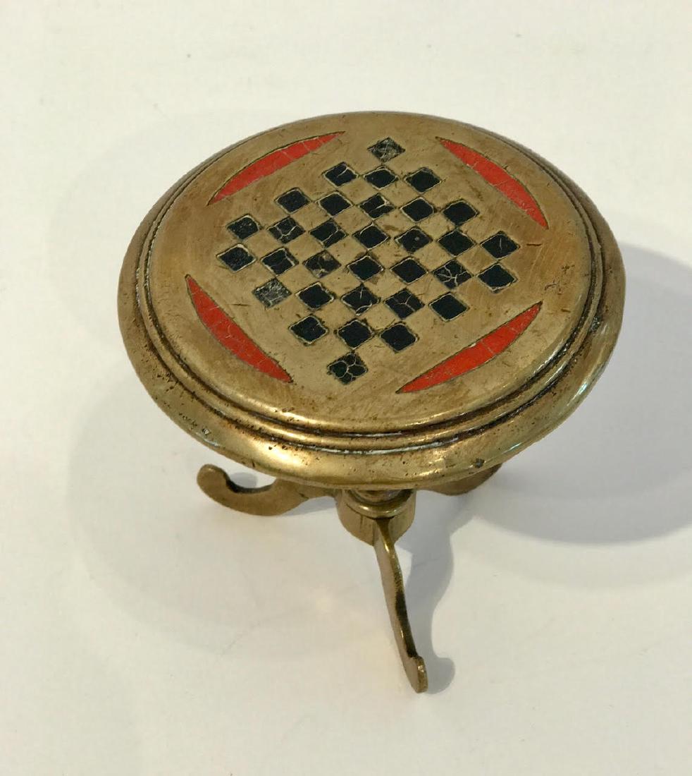 Miniature Brass Candlestand Reflector (1 of 4)