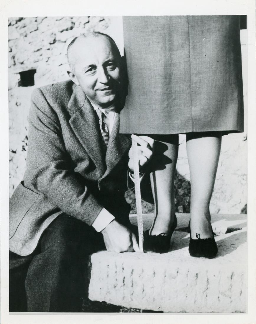 Christian Dior, Paris Fashion Designer, 1957 (1 of 2)