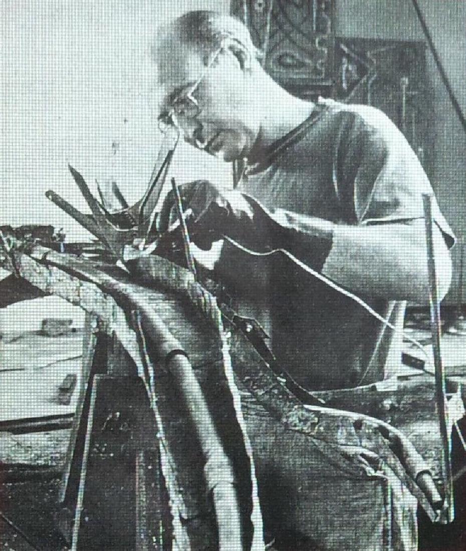 Antique Glass Photo Ferber, Herbert, 1906 (1 of 3)