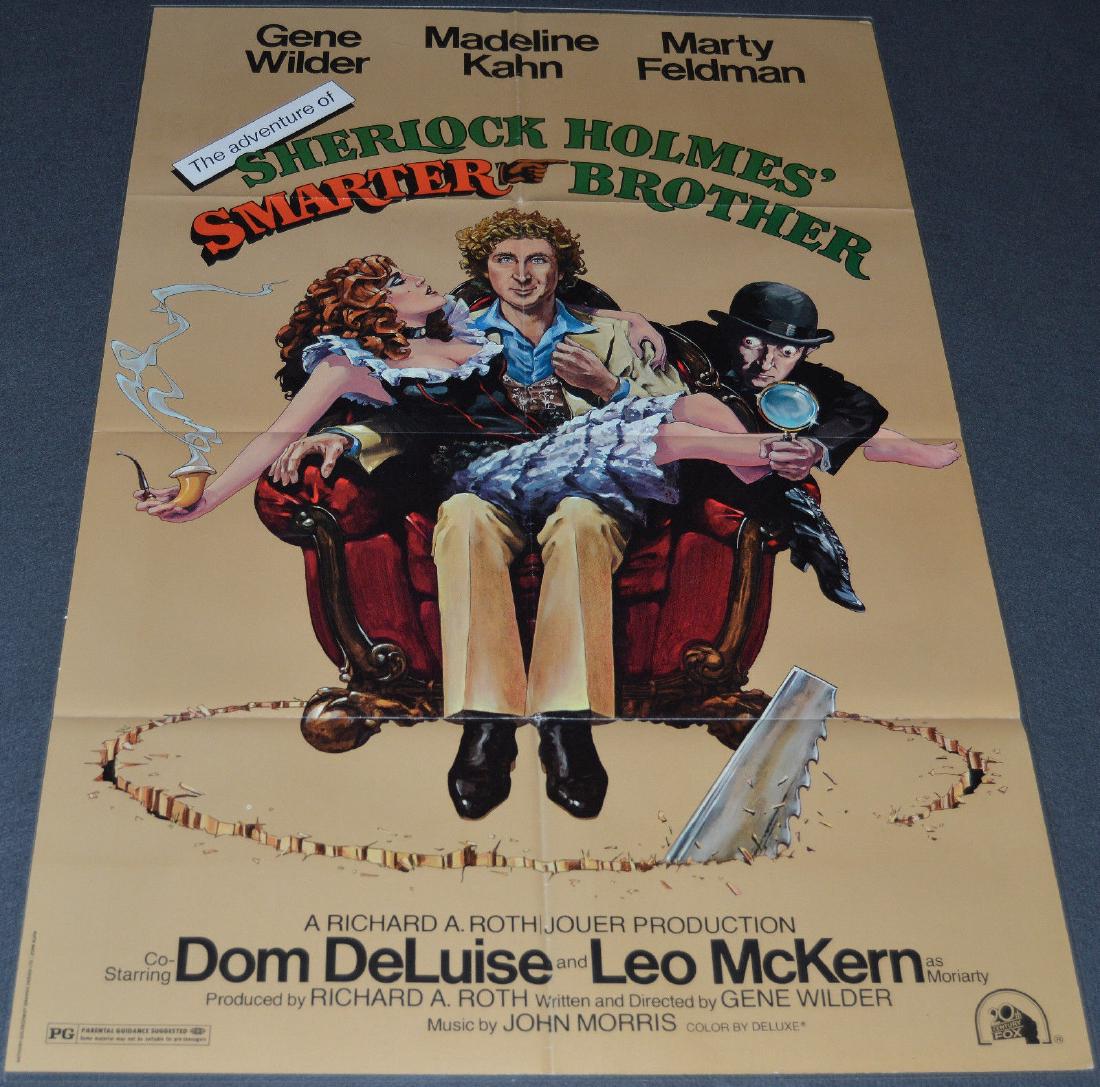 Sherlock Holmes Smarter Brother 1975 Original Poster (1 of 1)