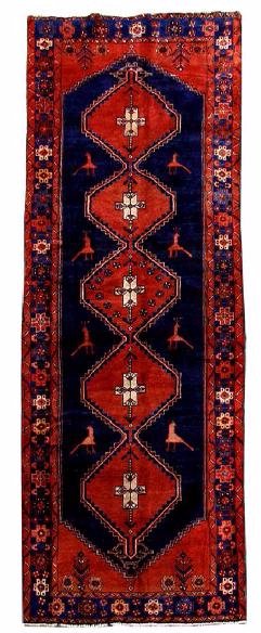 Hamadan Handmade Persian Runner 4'0" x 10'0" (1 of 6)