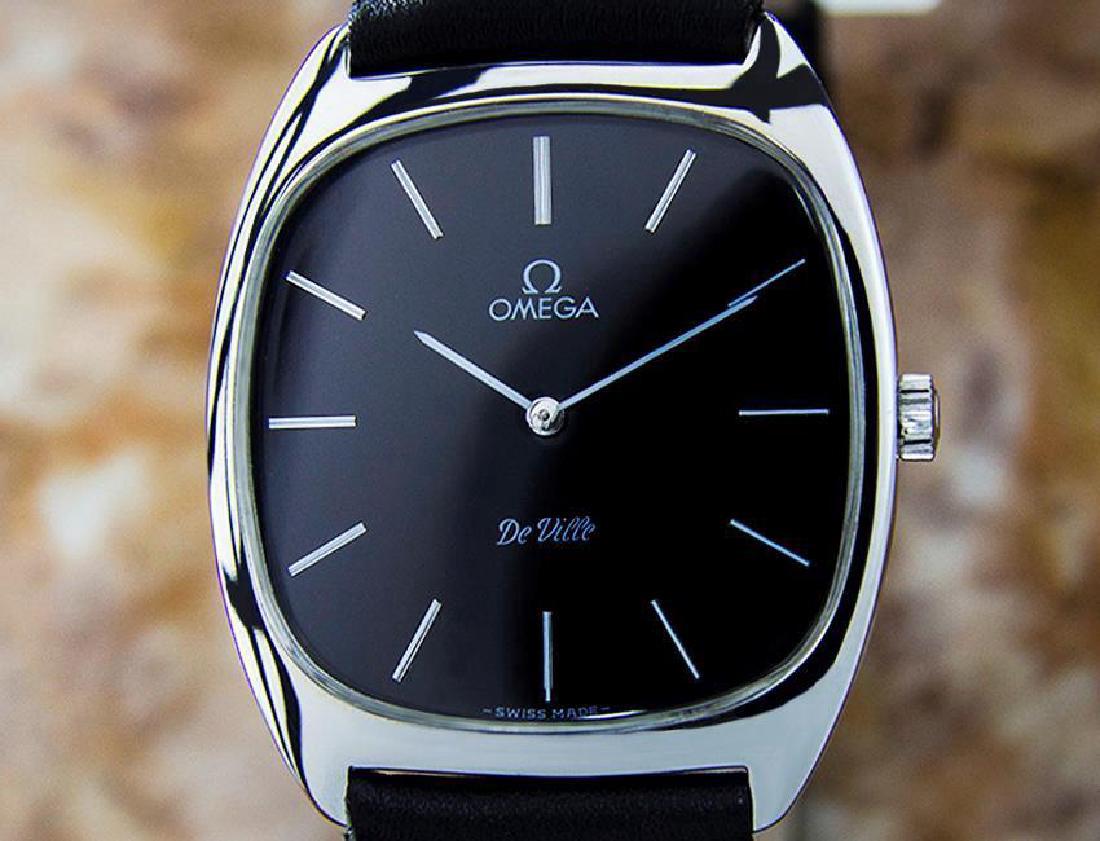 Omega Deville Swiss Manual 1980s Stainless Steel Watch (1 of 8)