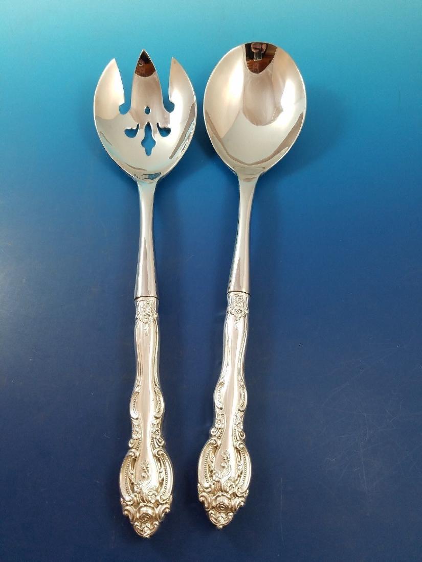 Gorham La Scala Sterling Silver 2 Pc Salad Serving Set (1 of 4)