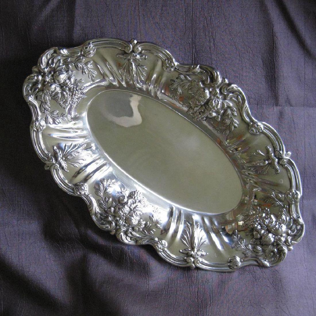 Reed & Barton Francis I Sterling Oval Bread Tray, 1955 (1 of 4)