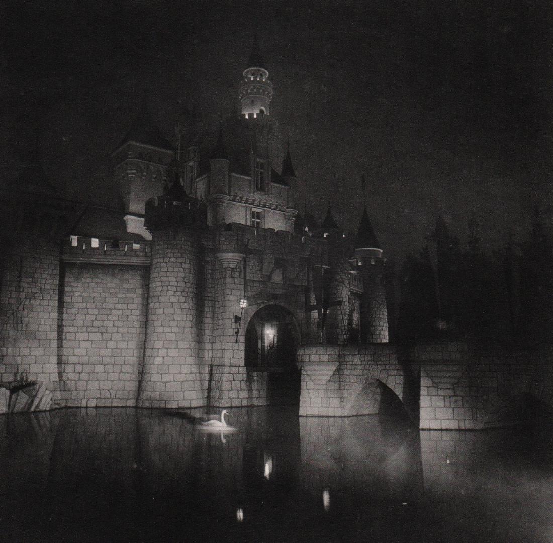 DIANE ARBUS - Castle in Disneyland 1964: Artist: DIANE ARBUS Print Title: Castle in Disneyland 1964 Medium: Medium: Gravure Printed: Italy Image Size: 10" x 10" - Paper 11.5 x15.5" Diane Arbus was an American photographer often regarded as o