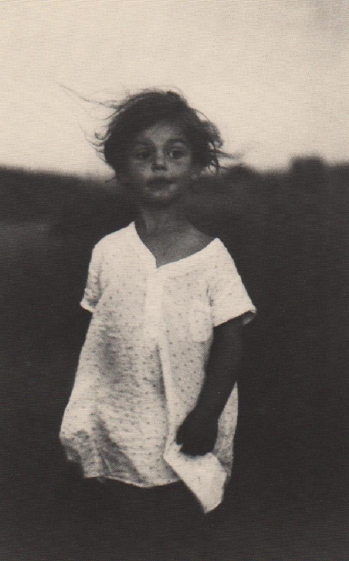 DIANE ARBUS - Child in Nightgown: Artist: DIANE ARBUS Print Title: Child in Nightgown, Shelter Island NY Medium: Medium: PhotoEngraving Printed: USA Image Size: 6.5" x 10" - Paper 11x14" (photographer name & year taken appears on left