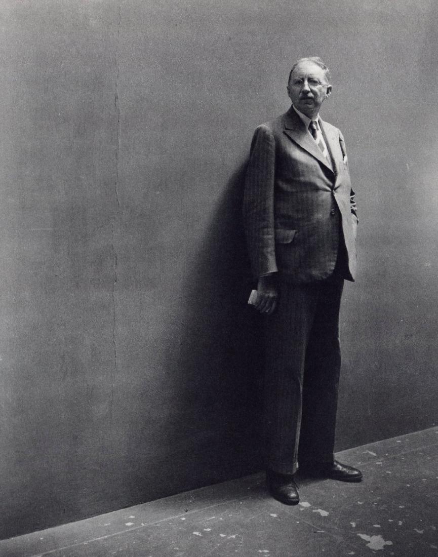 PLATT-LYNES - E.M. Forster, 1949: Artist: GEORGE PLATT-LYNES Print Title: E.M. Forster, 1949 Medium: Sheet-fed Gravure Printing Date: 1994 in Tokyo, Japan Image Size: 9.5" X 12" George Platt Lynes (1907 – 1955) was an American fashi