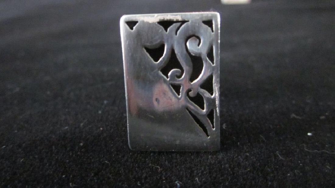 Mar Mexico Sterling Silver/niello Shadow Box Cufflinks (1 of 6)