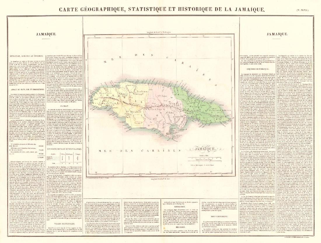 Buchon: Antique Geographical Map of Jamaica, 1825 (1 of 1)