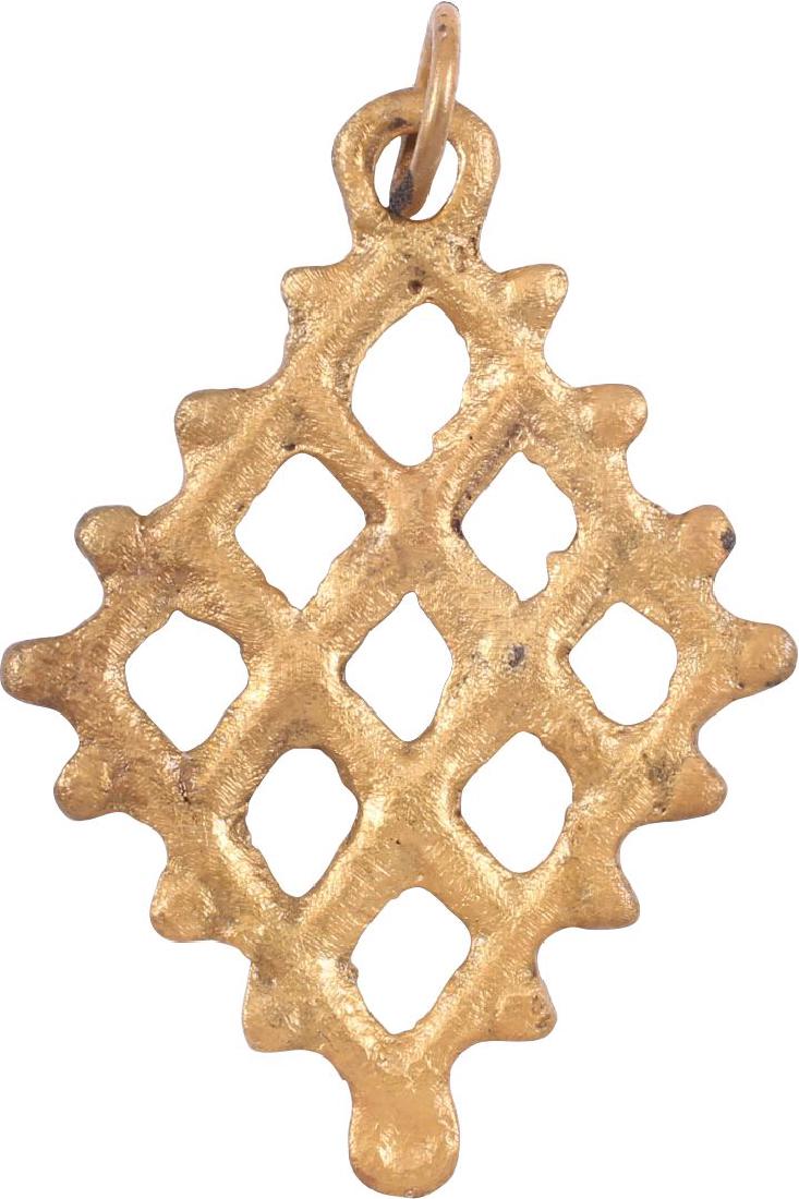 ANCIENT VIKING LATTICE PENDANT 866-1067 AD (1 of 2)