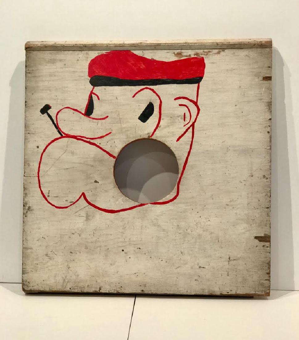 Antique Carnival Game Popeye Bean Bag Toss (1 of 2)