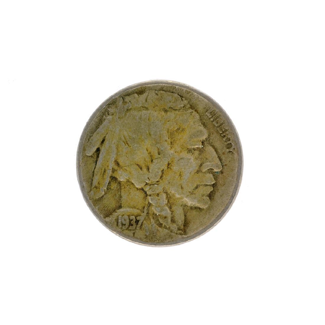 Rare 1937-D 3 Leg Buffalo Nickel Coin (1 of 2)