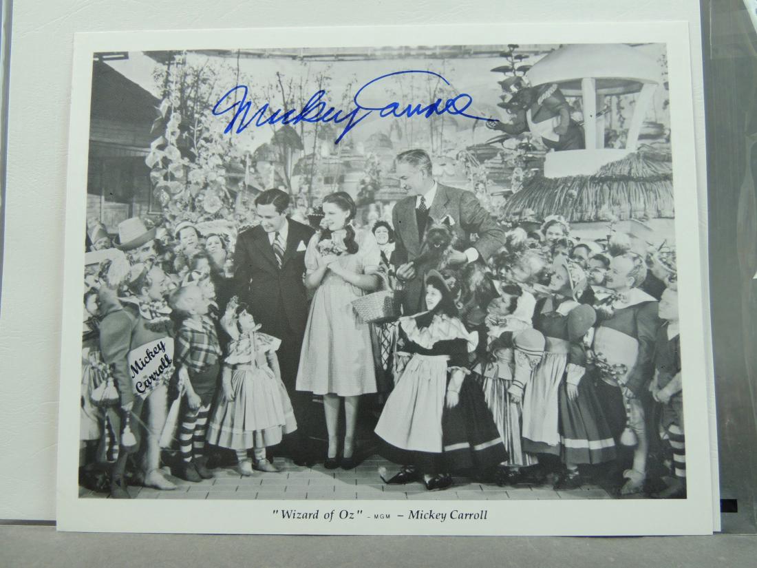 Mickey Carroll Signed B&W Wizard of Oz Photo (1 of 6)
