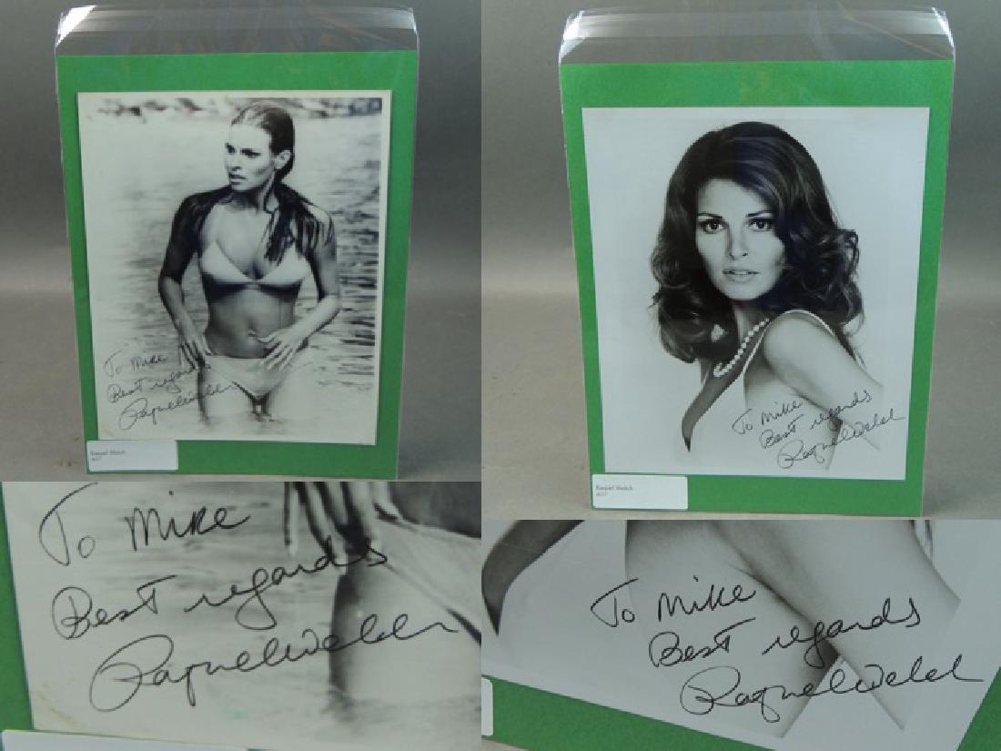 Raquel Welch Signed B&W Sexy Photos W/ Als (1 of 10)