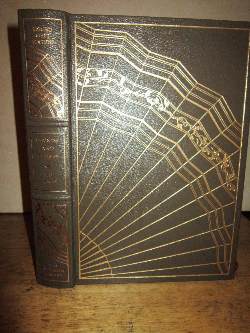 Devices and Desires, P.D. James, Signed Leatherbound (1 of 4)