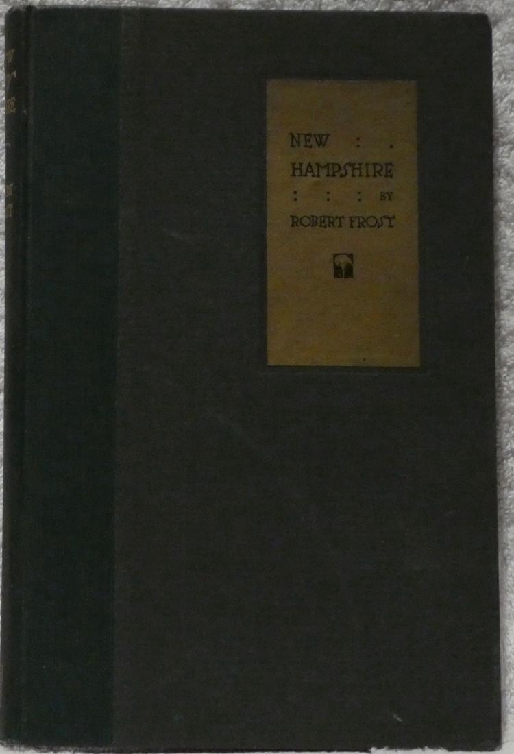 New Hampshire, Robert Frost, First Edition (1 of 7)