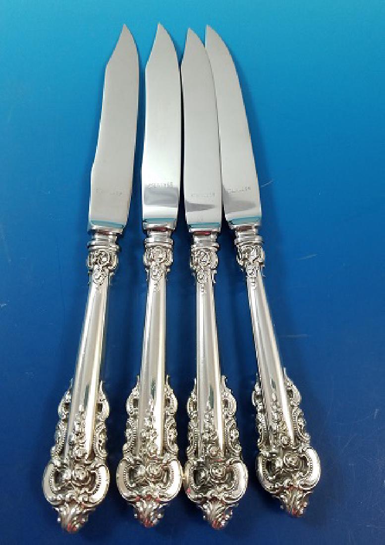 4 Wallace Grande Baroque Sterling Silver Fruit Knives (1 of 3)