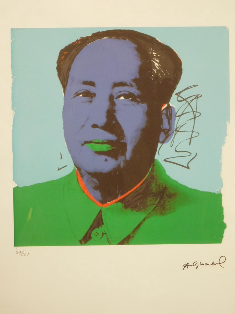 Andy Warhol: Mao with Blue Face Lithograph (1 of 7)