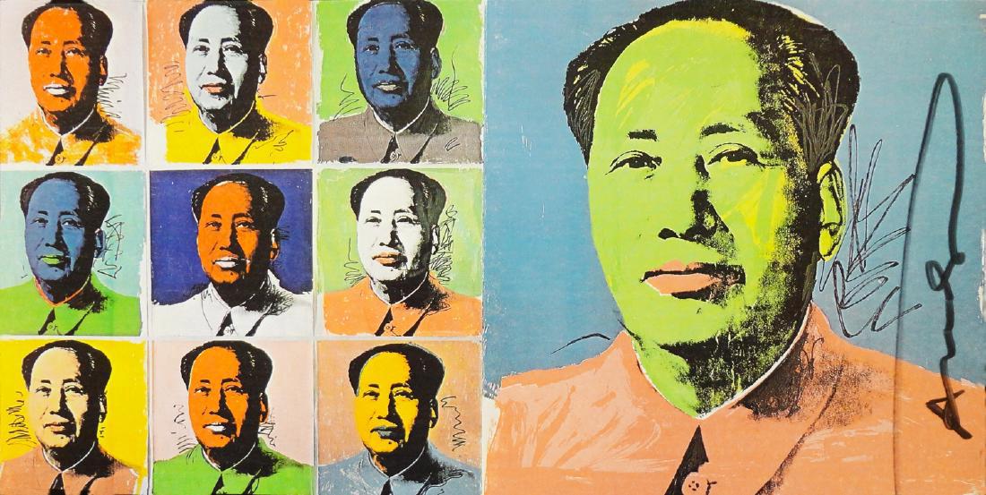 Andy Warhol: Mao Card - SIGNED (1 of 3)